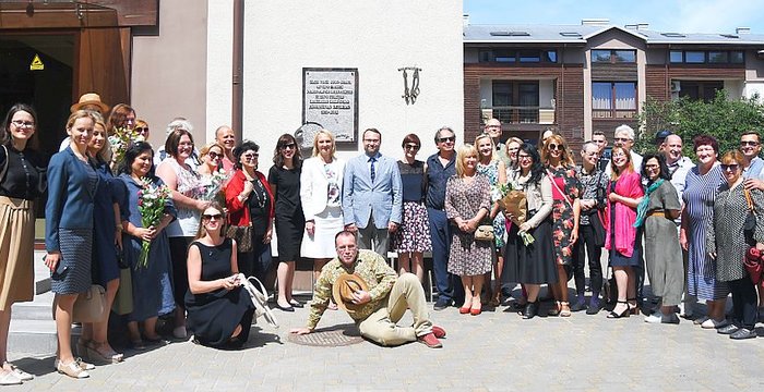 Trakuose atidengta dailininko A. Savicko atminimo lenta