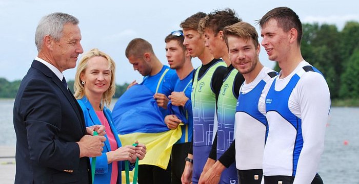 „Gintarinių irklų“ regatoje triumfavo Trakų irkluotojai