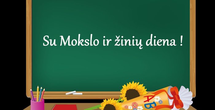 Sveikiname Mokslo ir žinių dienos proga !