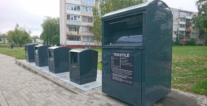 Tekstilės konteineriai jau ir Trakų rajone