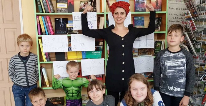 Apie komiksų kūrimą su Migle Anušauskaite