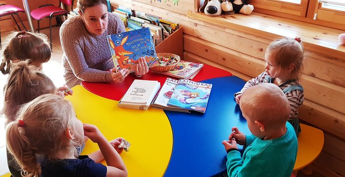 Mažųjų pažintis su biblioteka