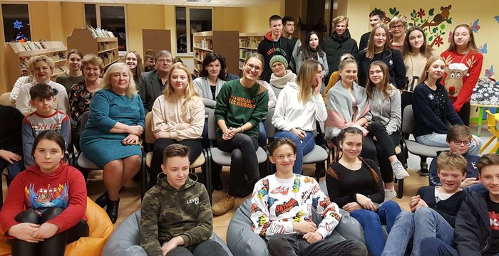 Rūdiškiečiai susitiko su „Misija Sibiras’19“ dalyve Sandra Šalče