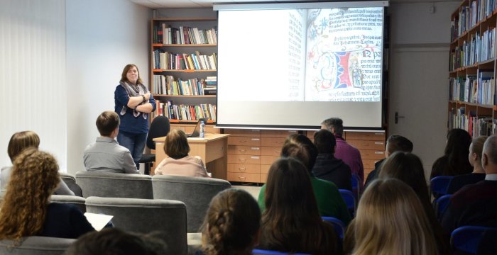 Vilniaus universiteto bibliotekos viešnagė Trakuose