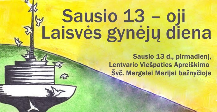 Lentvaryje bus minima Laisvės gynėjų diena 