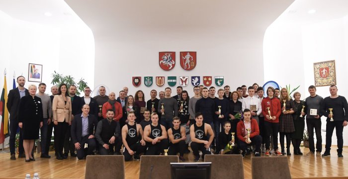 Už 2019 metų rezultatus pagerbti rajono sportininkai
