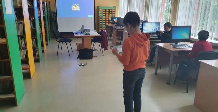 „Robotika+3D spausdintuvas+Dronai+“