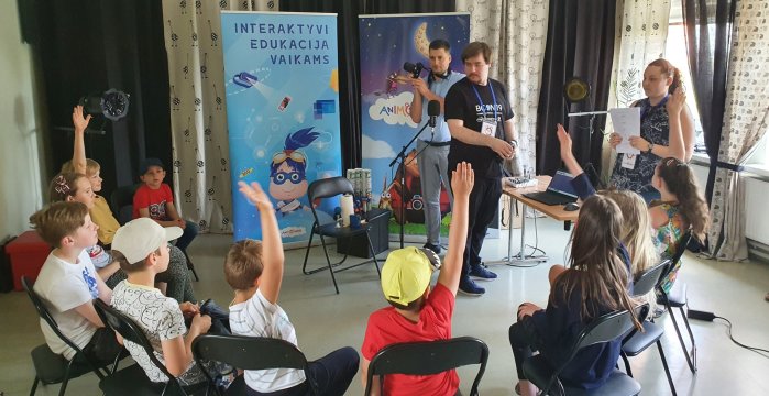 Kūrybinės animacijos dirbtuvės pagal pasaką „Varna ir sūris“