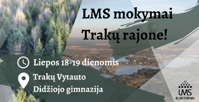 Kviečiame rajono moksleivius į mokymus  