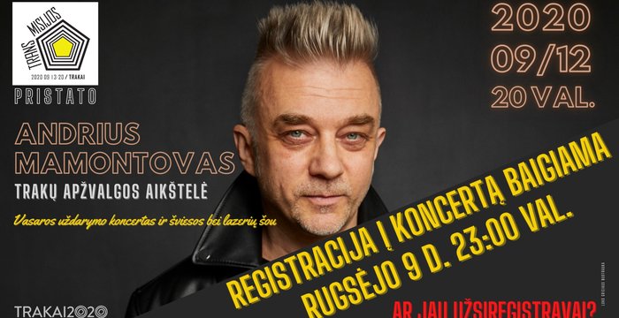 Trakuose rugsėjo 12 d. vakare bus ribojamas eismas 