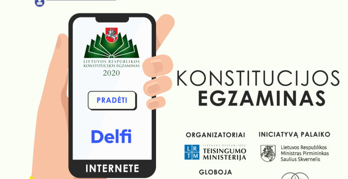 Lapkričio 11 d. kviečiame laikyti Konstitucijos egzaminą