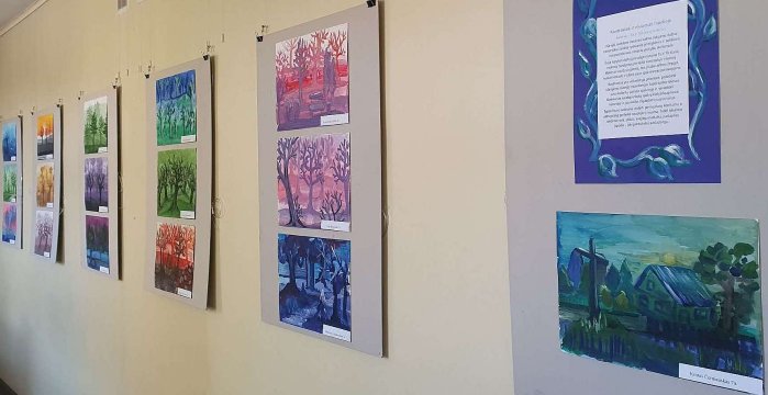 Kontrastas ir niuansas tapyboje – naujoje ekspozicijoje bibliotekoje