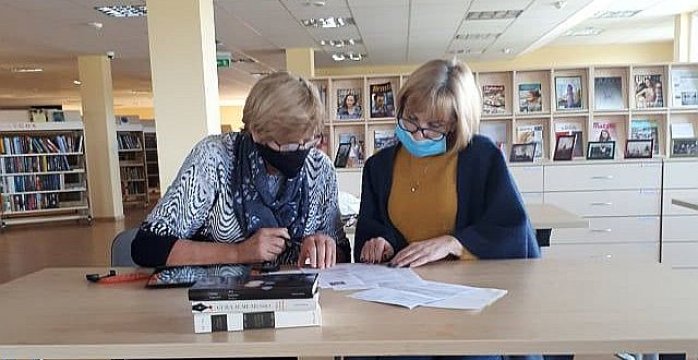 Rūdiškių bibliotekoje – senjorų dienos internete