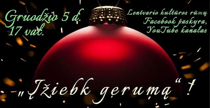 Kviečia Lentvario kalėdinės eglutės įžiebimo šventė „Įžiebk gerumą“