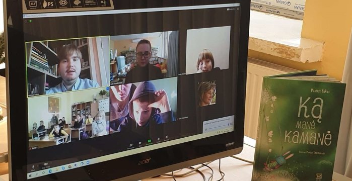 Bibliotekoje – virtualus susitikimas „Ką manė kamanė“