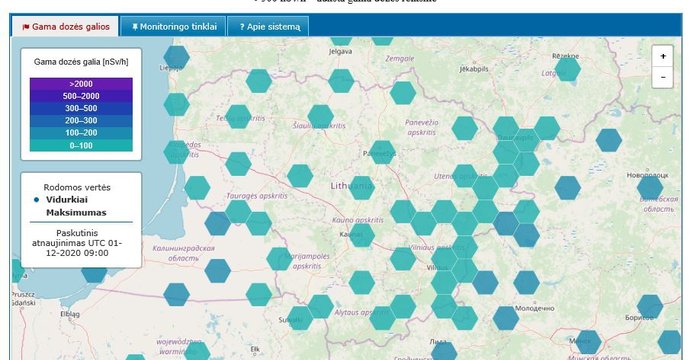 Radiacinės saugos centras ramina: radiacijos padidėjimo nenustatyta