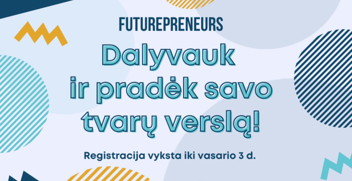 Kvietimas registruotis į Futurepreneurs tvaraus verslo pre-akseleravimo programą
