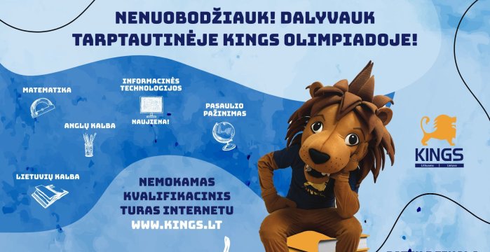 Olimpiada KINGS kviečia prisijungti !