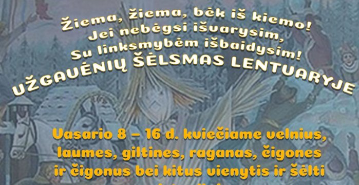 Užgavėnių šėlsmas Lentvaryje !