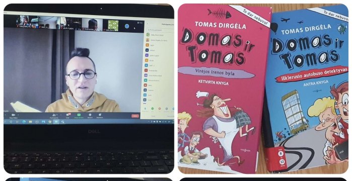 Nuotaikingas susitikimas su rašytoju Tomu Dirgėla