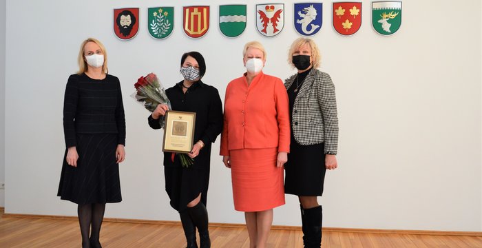    Apdovanota geriausia Trakų  rajono savivaldybės visuomenės sveikatos specialistė