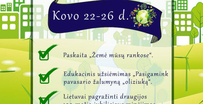 Pasaulinė Žemės diena Lentvaryje