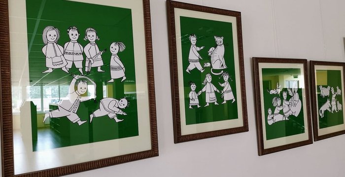 Rūdiškėse – paroda „Šoka šarka ir genys“
