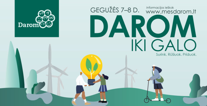 Akcija „Darom“ – gegužės 7– 8 d. !
