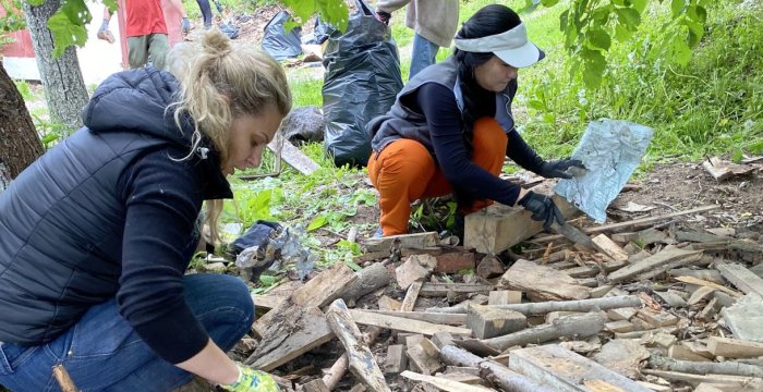 Talka Trakų istoriniame parke – rezultatais džiaugtųsi pats Tiškevičius