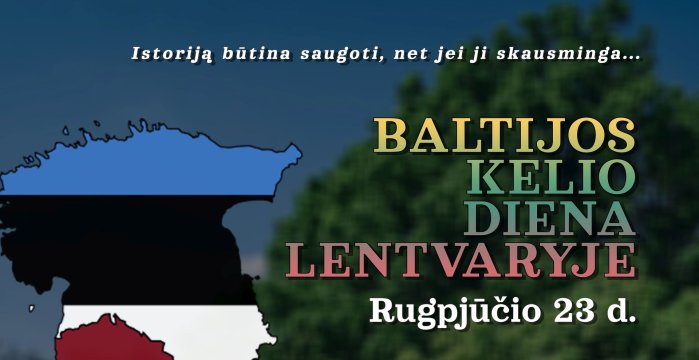Baltijos kelio diena Lentvaryje