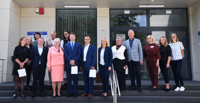 Trakuose ir Lentvaryje lankėsi kultūros ministras S. Kairys