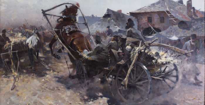 Užutrakio rūmuose – Stanislovo Bohušo-Sestšencevičiaus darbų paroda