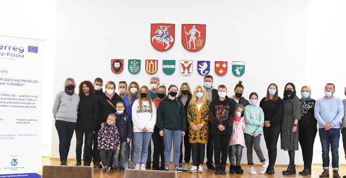 Gižycko rajono šeimos susipažino su mūsų rajonu