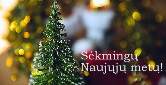 Sveikiname Naujųjų metų proga !