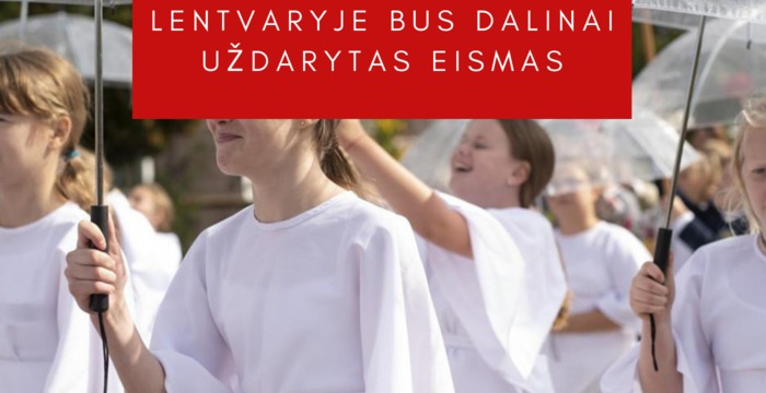 Gegužės 29 dieną Lentvaryje kultūros festivalio metu bus dalinai uždarytas eismas
