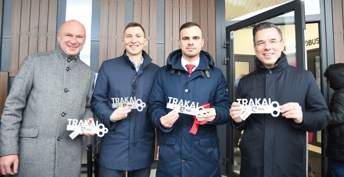 Atidaryta nauja Trakų autobusų stotis