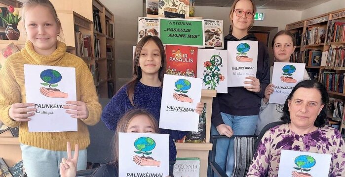 Grendavės biblioteka pakvietė į viktoriną, skirtą Pasaulinei žemės dienai