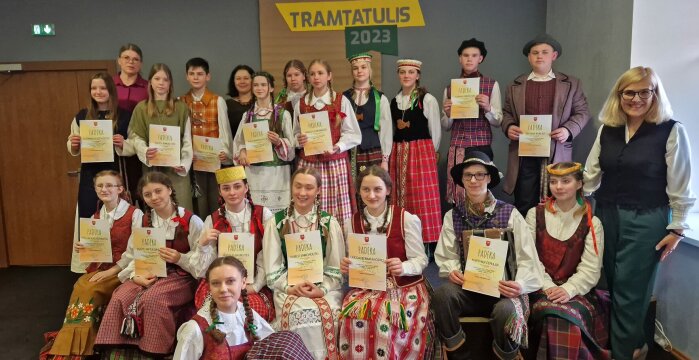 Trakų rajono vaikai – „Tramtatulio 2023“ regioniniame ture Lazdijuose