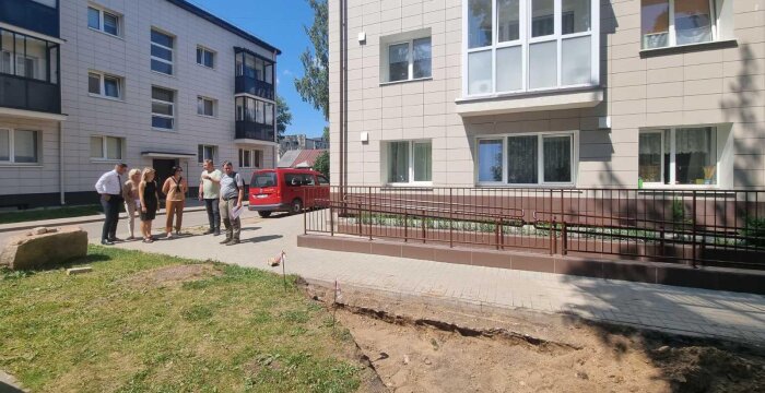 Lentvaryje tęsiami infrastruktūros gerinimo darbai