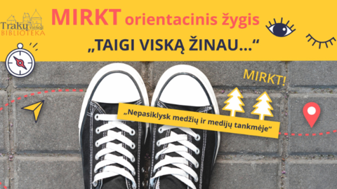 Trakų viešoji biblioteka kviečia dalyvauti MIRKT savaitei skirtame orientaciniame žygyje