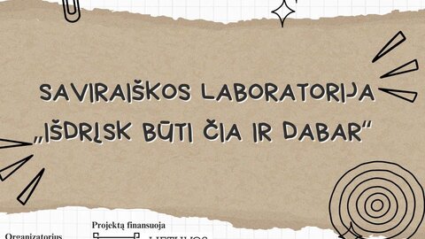 Spalio savaitgaliai Rūdiškių kultūros centre – saviraiškos laboratorijoje „Išdrįsk būti čia ir...