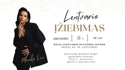 Lentvario kultūros centras kviečia į Lentvario kalėdinės eglės įžiebimo šventę!