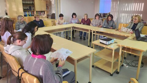 Trakų lopšelio-darželio „Obelėlė“ pedagogai dalinosi gerąja patirtimi su kolegomis