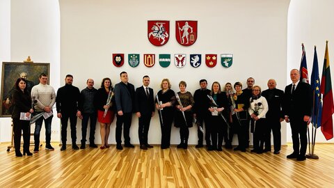 Seniūnaičiams įteikti pažymėjimai