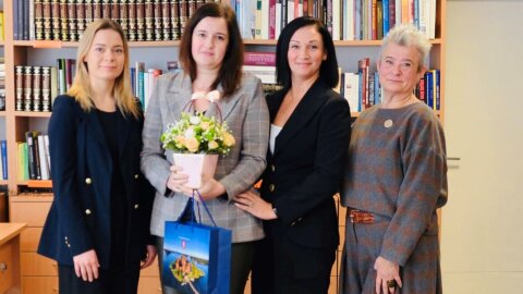 Savivaldybės mero sveikinimai geriausiai Vilniaus regiono bibliotekininkei