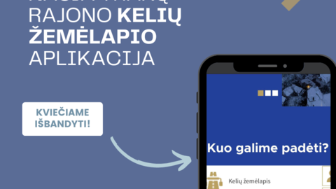 Startavo Trakų rajono kelių žemėlapio aplikacija