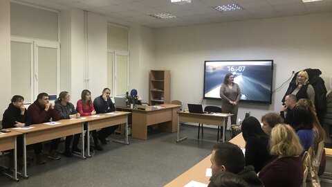 Lentvario „Versmės“ gimnazijoje vyko seminaras ukrainiečiams