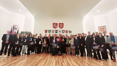 Apdovanoti geriausi 2023 m. Trakų rajono sportininkai