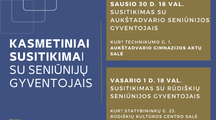 Rūdiškių seniūnijos naujienos