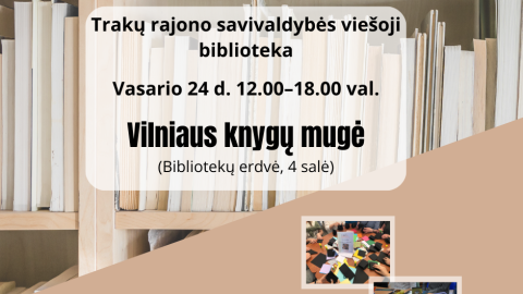 Trakų viešoji biblioteka – Vilniaus knygų mugėje 
